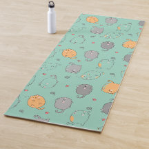Padrão de Sonhos de Gato Sonolento Fofo & Aconcheg