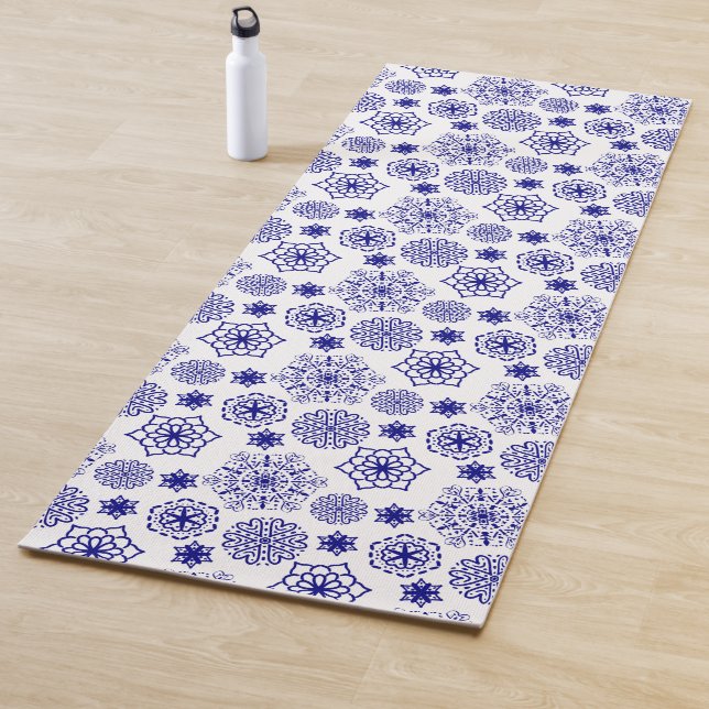 Tapete De Yoga Padrão floral (In Situ)