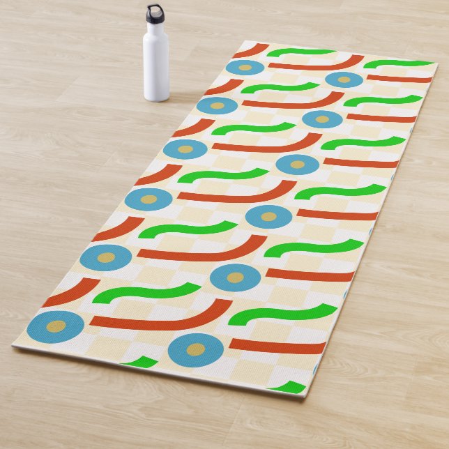 Tapete De Yoga Padrão floral (In Situ)