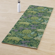 Padrão floral contínuo no estilo de William Morris