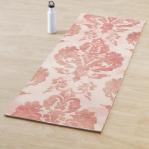 Padrão Floral Vintage de Aquarela em Rosa Damask