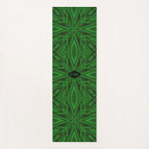 Padrão Fractal Moderno Verde Rico