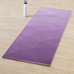 Tapete De Yoga Padrão Geométrico de lavanda Roxo