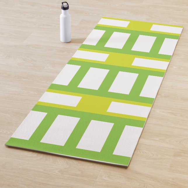 Tapete De Yoga Padrão Geométrico Moderno do meio século (In Situ)