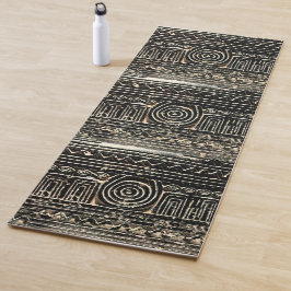 Tapete De Yoga Padrão Mesopotâmico Sumeriano Antigo