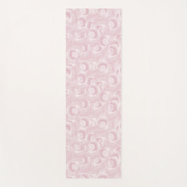 Tapete De Yoga Padrão rosa rosa