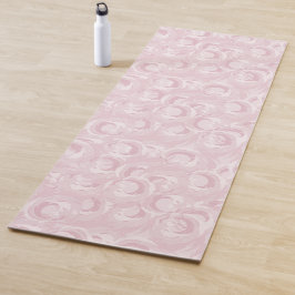 Tapete De Yoga Padrão rosa rosa