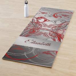 Tapete De Yoga padrão único, bonito, colorido, pintado, uma gra