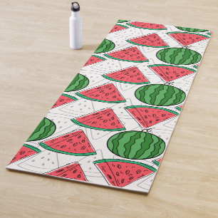 Tapete De Yoga padrão uniforme de fruta   padrão da superfície