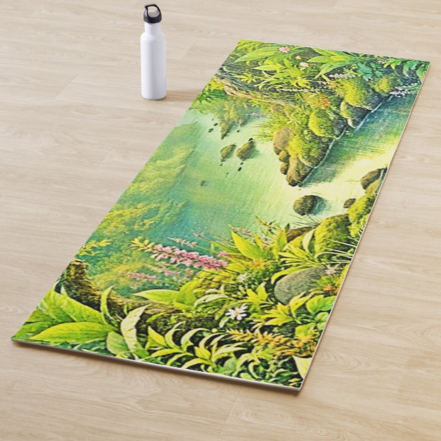 Tapete De Yoga Paisagem da Floresta Sunliente (In Situ)