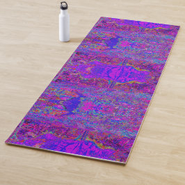 Tapete De Yoga Paisagem Puro Impressionista Psicodélica