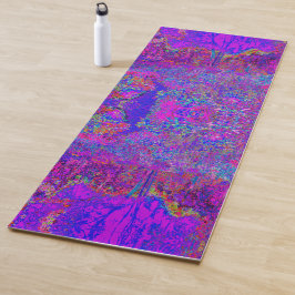 Tapete De Yoga Paisagem Puro Impressionista Psicodélica