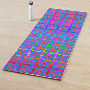 Tapete De Yoga Paixão Roxa Beleza Boho