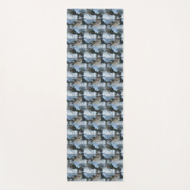 Tapete De Yoga Palm Trees Yoga Mat (Frente)