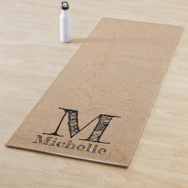 Tapete De Yoga Papel Castanho Russo Kraft castanho para aspecto m