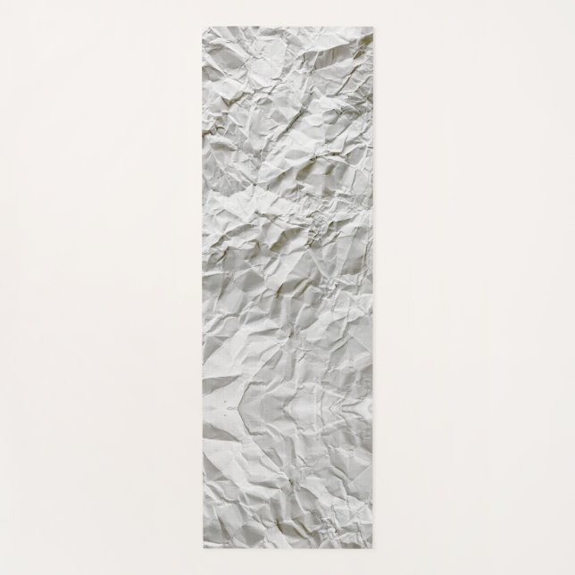 Tapete De Yoga Papel engraçado amarrotado (Frente)