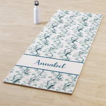 Pássaros chineses e azul-gasolina com folhagem