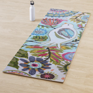 Tapete De Yoga Pássaros de Papel I