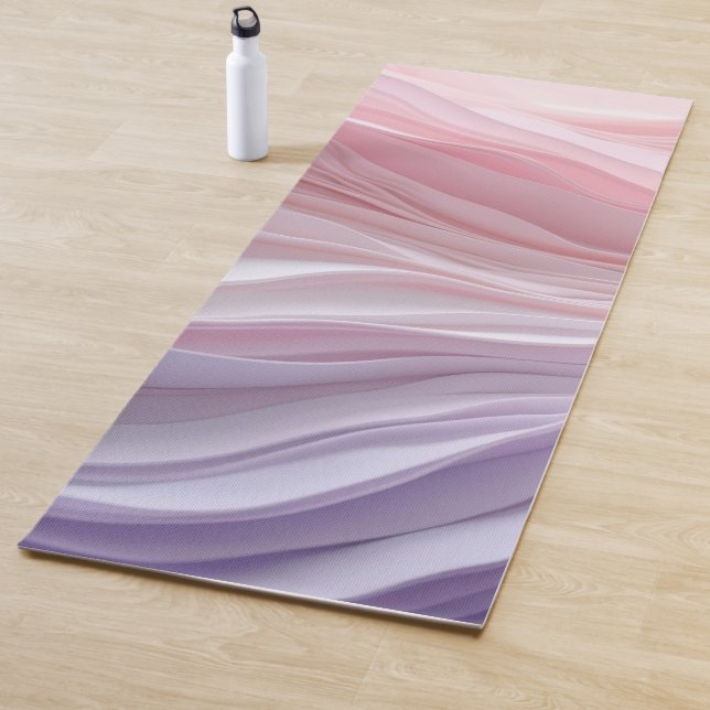 Tapete De Yoga Pastel Calming Wave Pattern (In Situ)