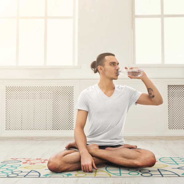 Tapete De Yoga pastel estilo vintage (Criador carregado)