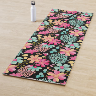 Tapete De Yoga Pastel Floral Designer Yoga Exercício Mat do Chão