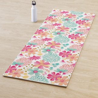 Tapete De Yoga Pastel Floral Designer Yoga Exercício Mat do Chão