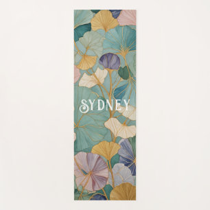 Tapete De Yoga Pastel Gingko Sussurro