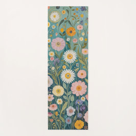 Tapete De Yoga Pastel Meadow Bliss