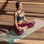 Tapete De Yoga Pastel Modern Watercolor Nome Personalizado Floral<br><div class="desc">O Pastel Modern Watercolor Floral Personalizado Name Yoga Mat é perfeito como presente para aqueles que apreciam ioga,  pilates,  malhações,  exercícios,  esportes,  ginástica,  atletas,  nadadores e muito mais. Perfeito para familiares e amigos para aniversários,  Natal,  Dia de as mães,  feriados e muito mais. Projetado pelo Evco Studio www.zazzle.com/store/evcostudio</div>