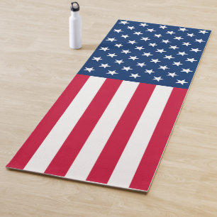 Tapete De Yoga Patriótico da bandeira americana Yoga Mat