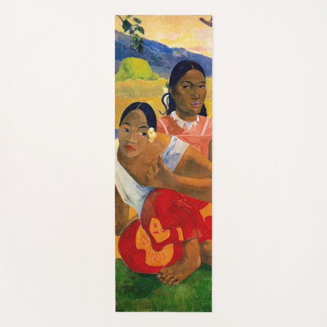 Tapete De Yoga Paul Gauguin - Quando Você Vai Casado? (Frente)