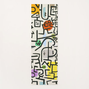 Tapete De Yoga Paul Klee Rich Harbor Abstrato Expressionismo