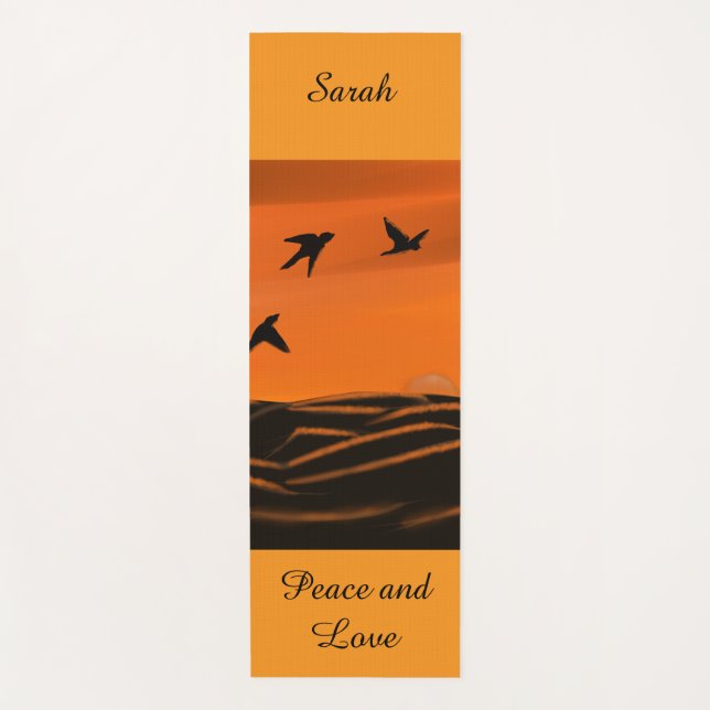 Tapete De Yoga Peace and Love Yoga Mat (Frente)