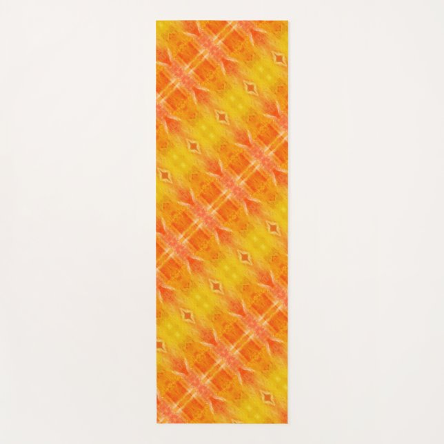 Tapete De Yoga Peachy Ikat 4 x 1974 (Frente)