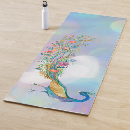 Tapete De Yoga Peacock Blue Pink Yoga Mat