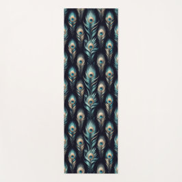 Tapete De Yoga Peacock Plumes