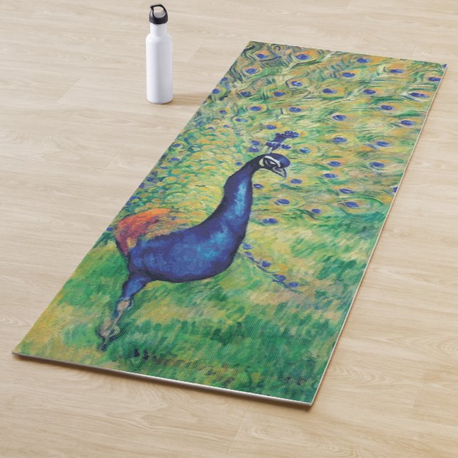 Tapete De Yoga Peacock - Yogamat, Malhação, Esporte (In Situ)
