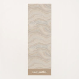 Tapete De Yoga Pebbled Sandstone Texture Neutral Wabi-Sabi