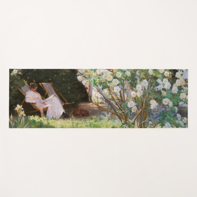Tapete De Yoga Peder Severin Kroyer - Rosas (Frente (Horizontal))