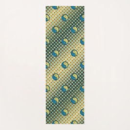 Tapete De Yoga Peixes e cavalos metálicos