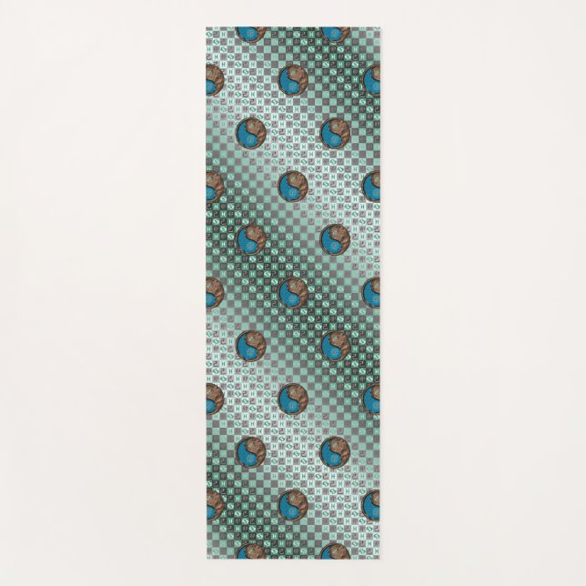 Tapete De Yoga Peixes e Coelho da Terra (Frente)