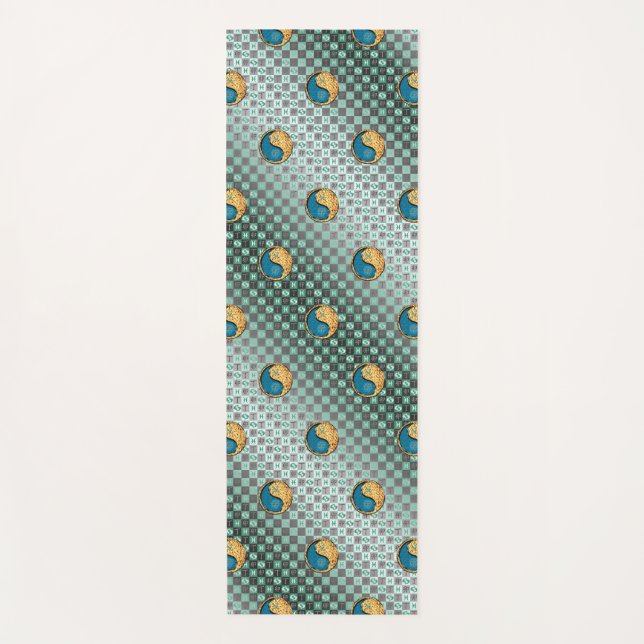 Tapete De Yoga Peixes e Coelho Fogo (Frente)