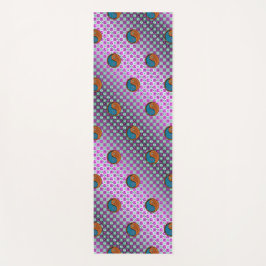 Tapete De Yoga Peixes e Galo de Madeira