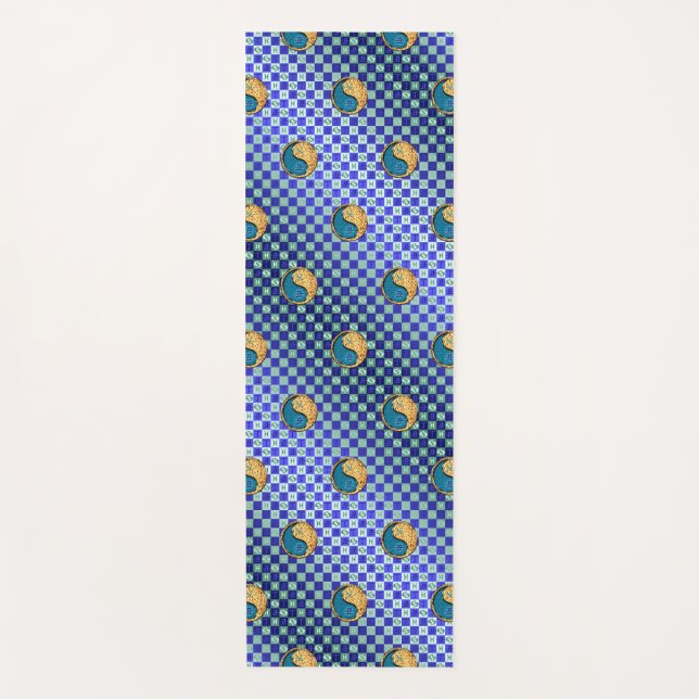 Tapete De Yoga Peixes e Ox de Fogo (Frente)