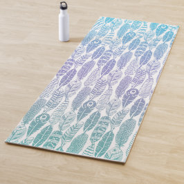 Tapete De Yoga Penas de Boho