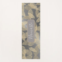 Penas Douradas na Prata Sonora Personalizada