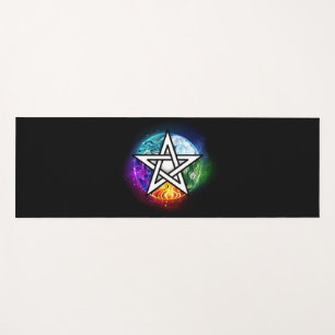 Tapete De Yoga Pentagrama do Wiccan