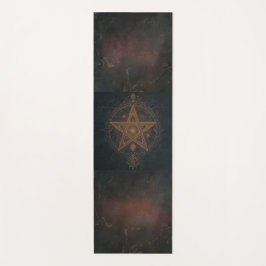 Tapete De Yoga Pentagrama Ornamentado 