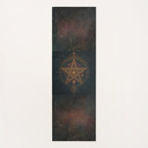 Tapete De Yoga Pentagrama Ornamentado 
