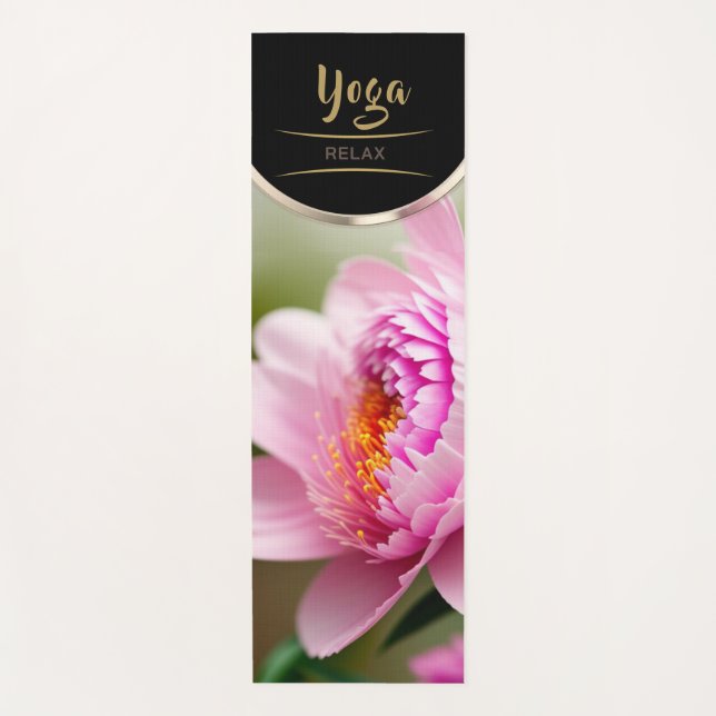 Tapete De Yoga Peony Side Center - Yoga Mat (Frente)